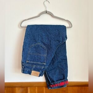 Women’s Vintage LL Bean flannel lined jeans 12 | 28
